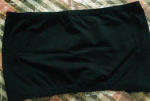 Black Strapless Top