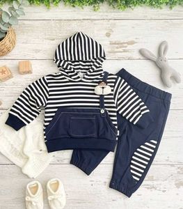 Cute Striped Baby Outfit