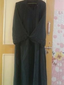 Full Sleeves Work Abaya