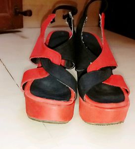Red &amp; Black Heels