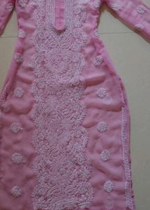 Beautiful  Pink Kurti