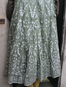 Green Colour Lehenga