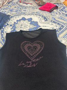 Black Sleeveless Top