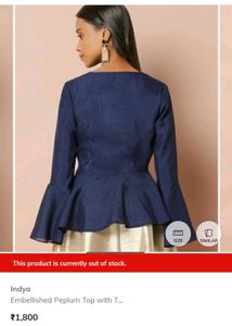 Ethnic Peplum Top