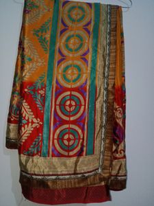 Multicolored Saree