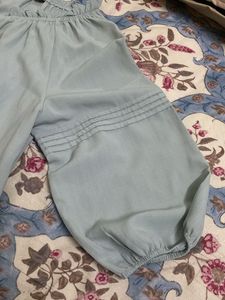 Sea Green / Sky Blue Top