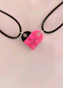 ^•°Lego Heart Necklace °•`~