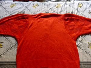 Orange Knit Sweater