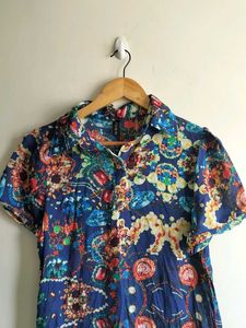Multicolor Printed Tunics Combo Of 2