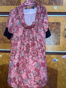 And Floral Print Top Stretchable XL