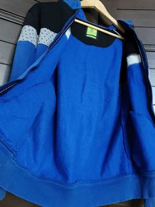 Chilly Men blue Stylish Zip-Up Hoodie