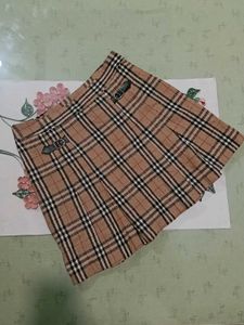 Plaid Mini Skirt