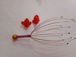 Head Massager And Body Wash Combo