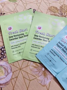 Combo Of Fresh Start And De Ten Jam Mask 🌺