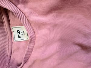 Pink MAX crop Sweatshirt
