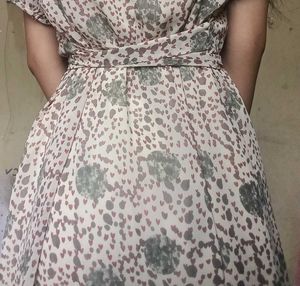 Floral Print Ruffle Mini Dress