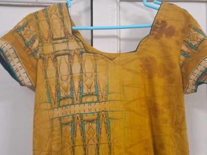 Elegant Mustard Kurta