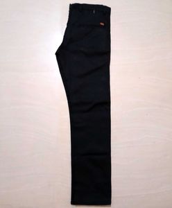SUPERDRY Men Regular Fit Cotton Blend Pant (Black.