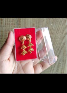 GOLDEN LAYERED EARRINGS 😻
