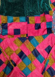 Colorful Patchwork Dress