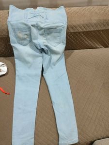 Light Blue High-Waisted Jeans
