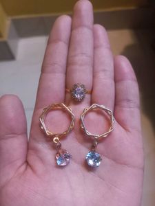 Rose Gold Combo: Earrings & A Ring
