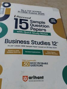 Business Studies 12th - Arihant