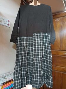 CHECKERED THICK DRESS