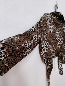 Leopard Printed Top Or Jacket