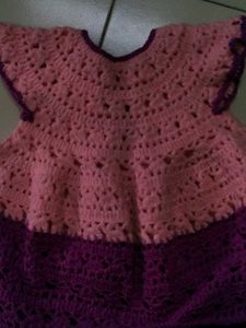 Handmade Crochet Baby Dress