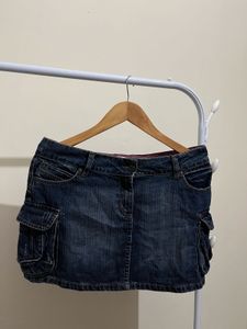 Denim Mini Skirt