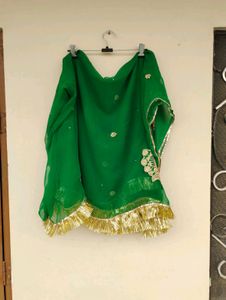 Green Rajputi Poshak