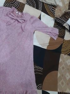 Sparkly Pink Long Sleeve Top