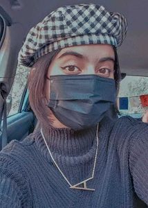 Checkered Beret Hat
