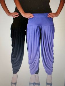 Purple Viscose Dhoti Salwar