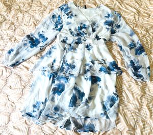 Floral Tiered Mini Dress