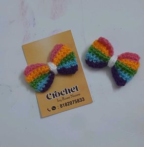 Crochet Hair Clips