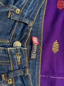 Dark Blue Denim Jeans
