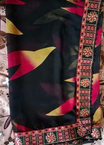 Elegant Floral Saree