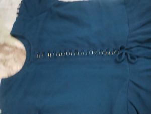 Elegant Blue Kurta Palazzo Set