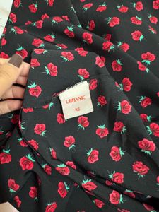 Floral Print Midi Slip Dress