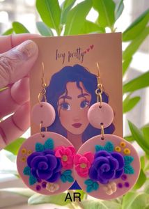 Elegant Floral Earring For Vibrant Look