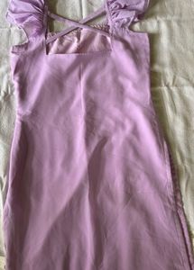 GEORGETTE LAVENDER RUFFLE KURTI💜💟