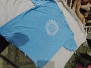 Light Blue Sunflower Tee