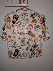 Patterned Top - Size M