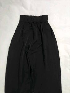 Black Wide Leg Women&#39;s Plazzo | Party Wear