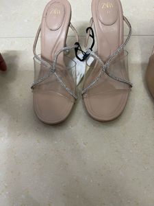 ZARA OPEN TOE HEELS