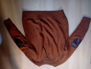Cozy Korean Brown Knit Sweater