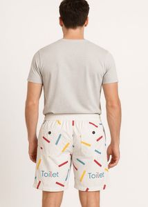 Men Shots With design Two Pockets