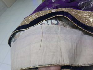 Purple Bollywood Style Saree